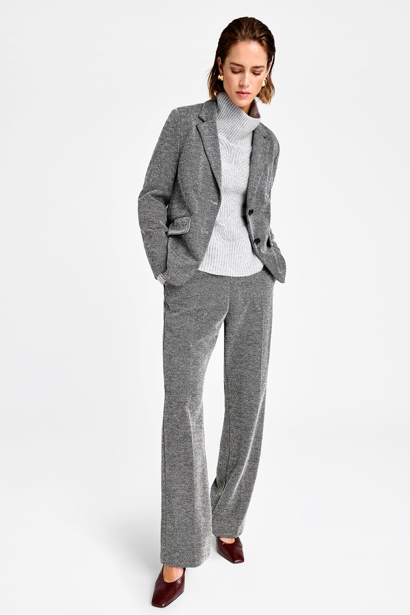 153077 | Gustav - Marit Sort mønstret