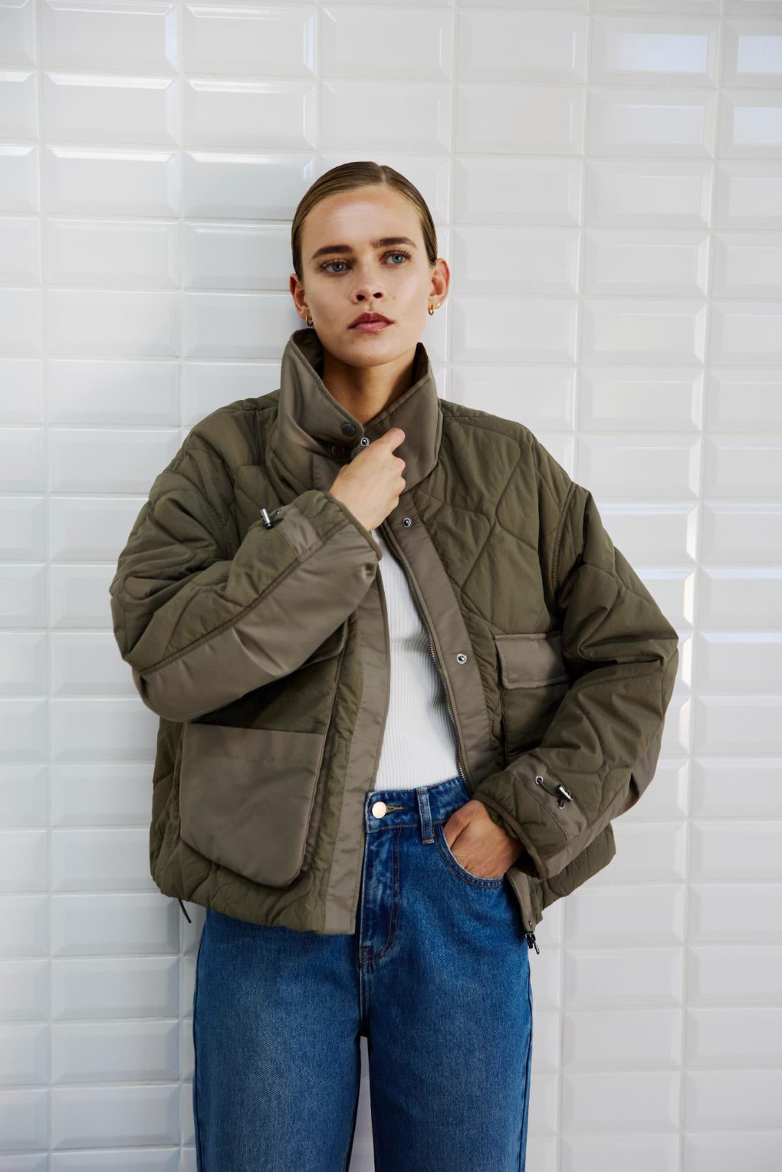 153557 | WithBlack - Veda Army grøn