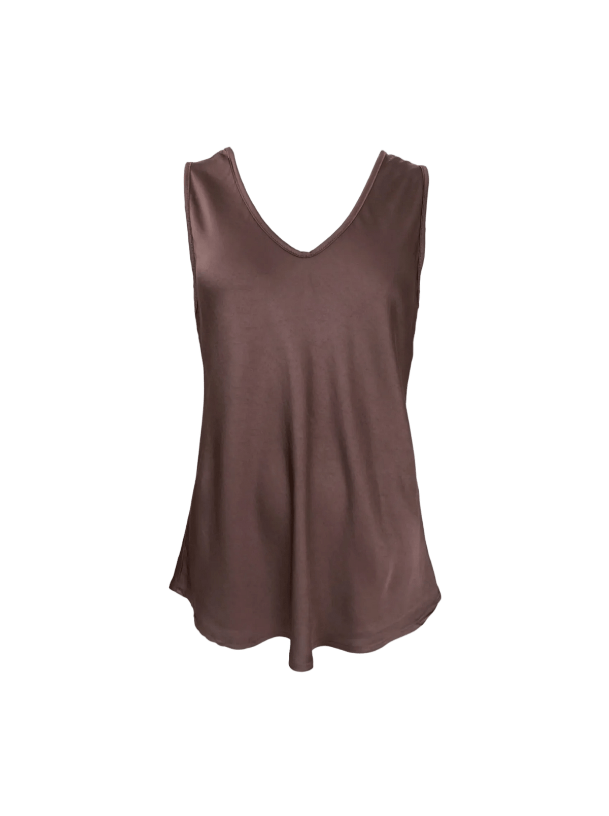 155593 | Black Colour - Mabel v-neck Mørkebrun