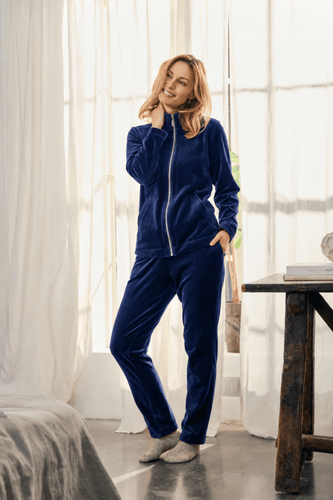 156285 | Brandtex - Velour Set Blå