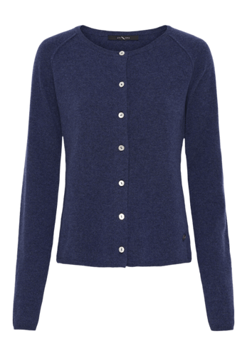 149365 | BTF CPH - Cashmere cardigan Mørkeblå