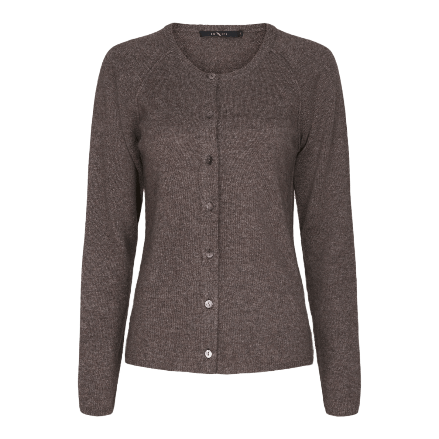 149366 | BTF CPH - Cashmere cardigan Mørkebrun