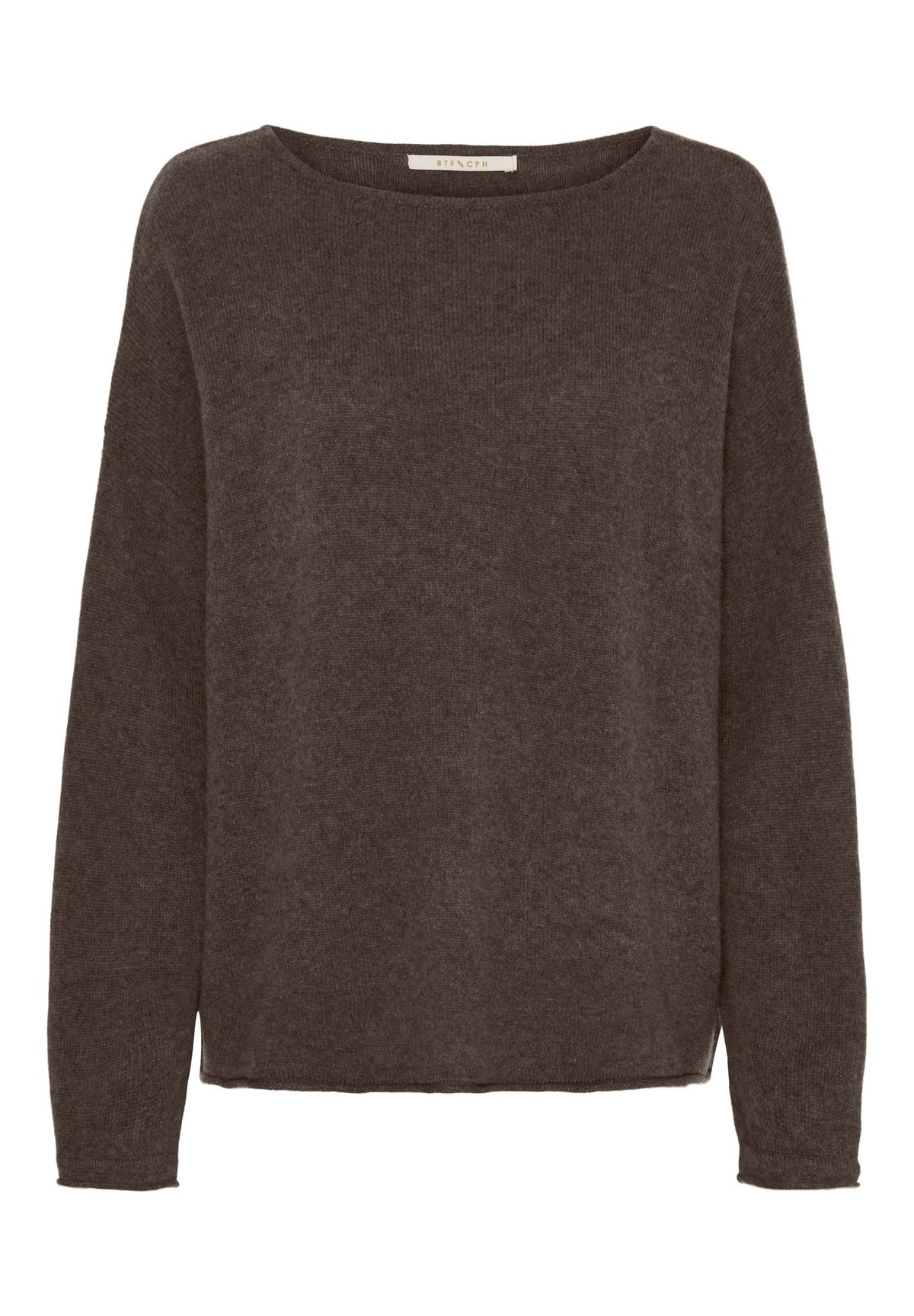 156458 | BTF CPH - BTFMira Pure Cashmere Mørkebrun