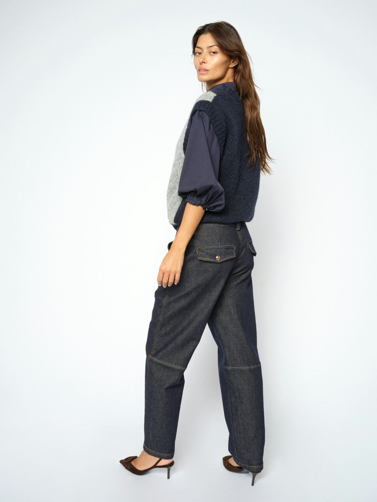 155541 | MOS MOSH - Aymen Mørk denim