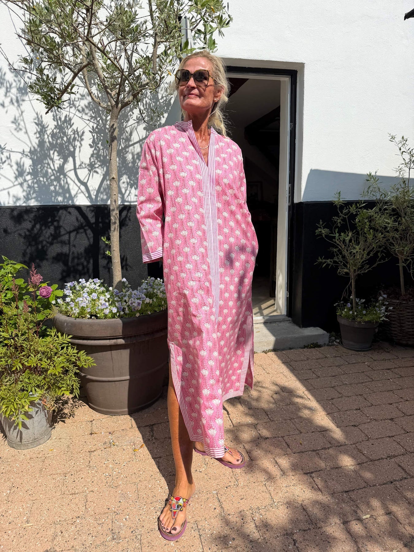 155124 | Cabana Living - Zuri Pink mønstret