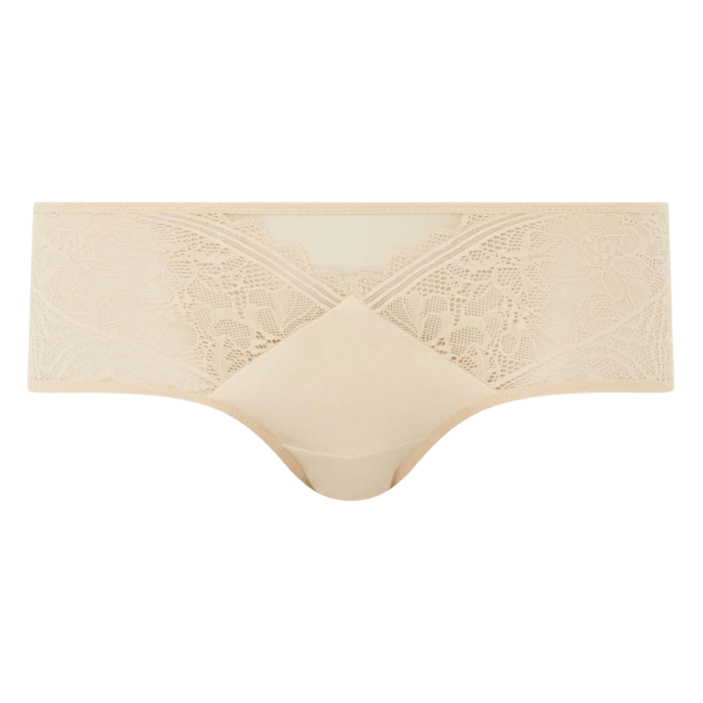 Chantelle EasyFeel 145158 Floral Touch Golden Beige Hipster – hudfarvet blonder, tætsiddende pasform, moderne, lys undertøjsstil.