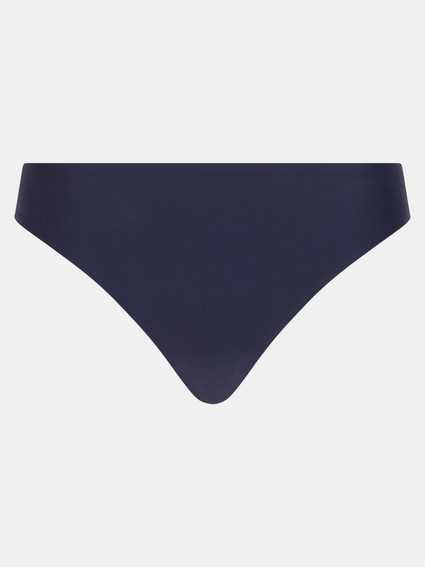 Forsidebillede af Chantelle Seamless Soft stretch-string-bikiniunderdel i Mørkeblå, model 152225, på hvid baggrund.