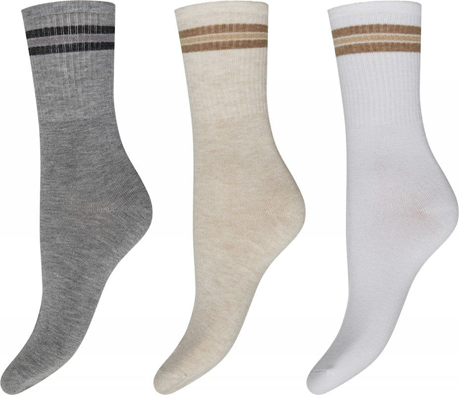153895 | Decoy - 3-Pack Ankel Soks Hvid
