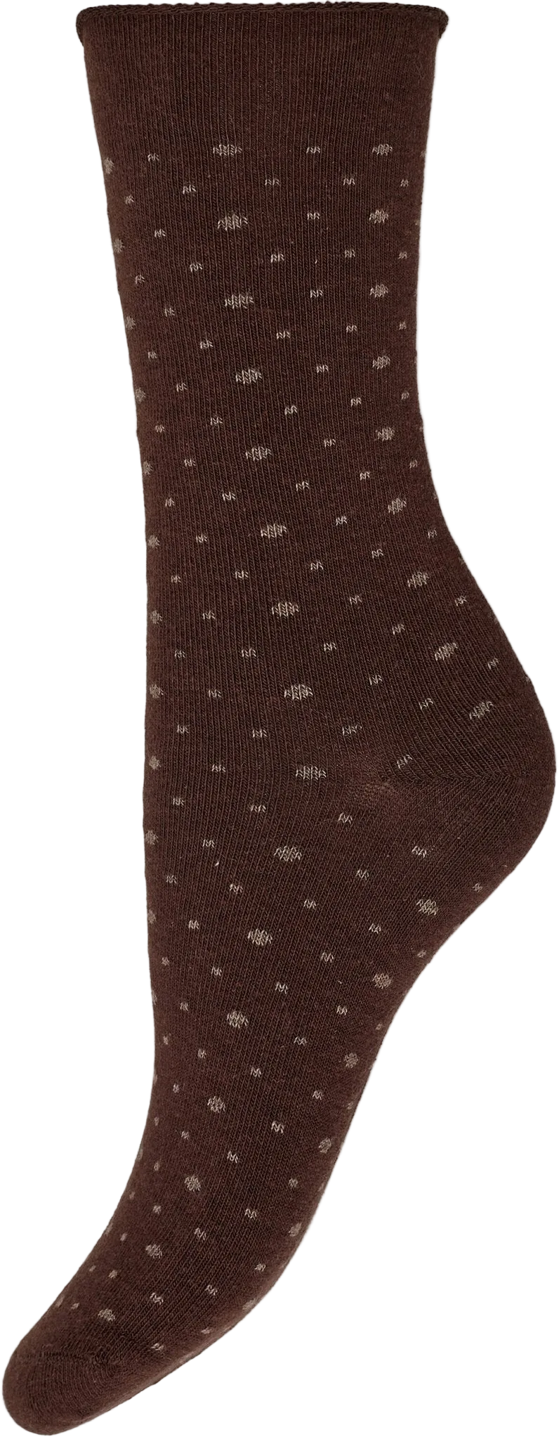155927 | Decoy - Ankel Sock Fine Mørkebrun