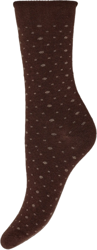 155927 | Decoy - Ankel Sock Fine Mørkebrun