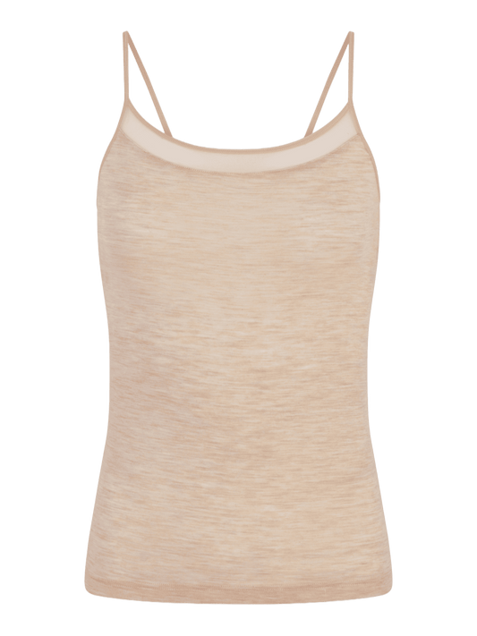 Uldundertrøje i Beige fra FEMILET