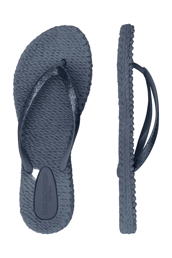 155219 | Ilse Jacobsen - Flip Flops With Glitter Mørkeblå