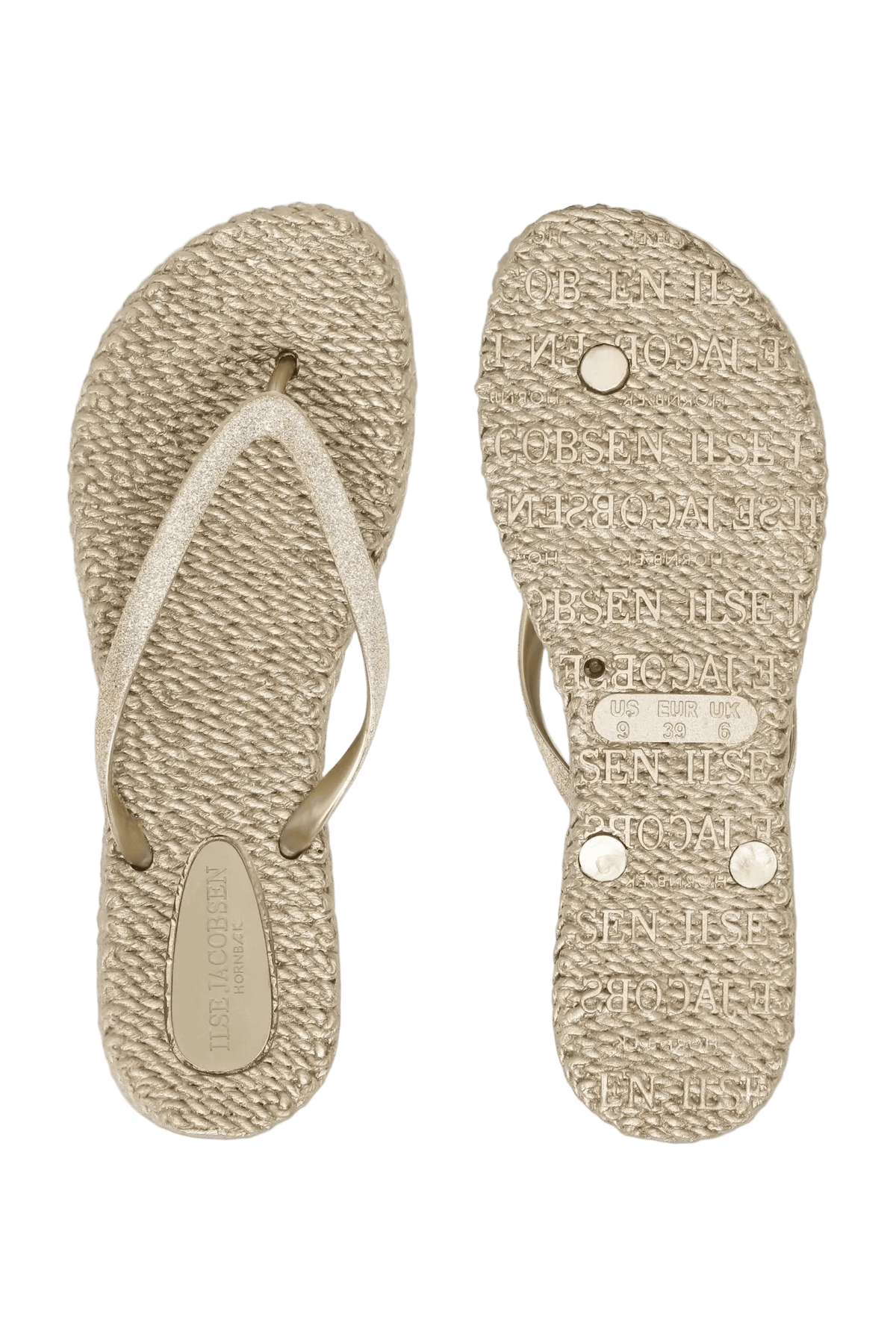 155221 | Ilse Jacobsen - Flip Flops With Glitter Guld