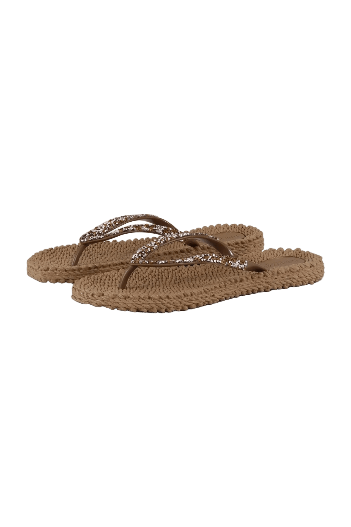 155222 | Ilse Jacobsen - Flip Flops With Rhinestones Brun