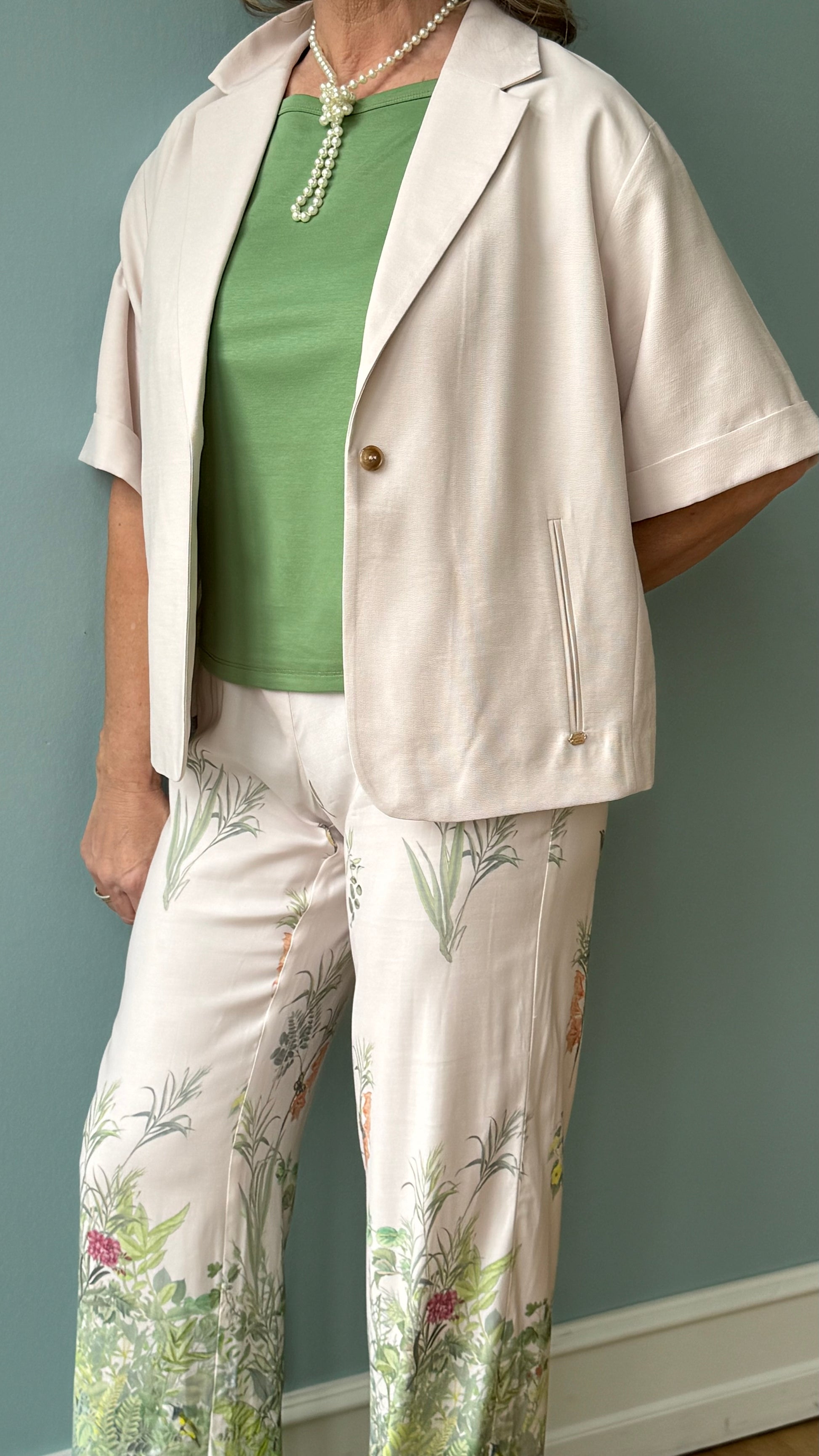 154207 | Gustav - Bay Grøn mønstret