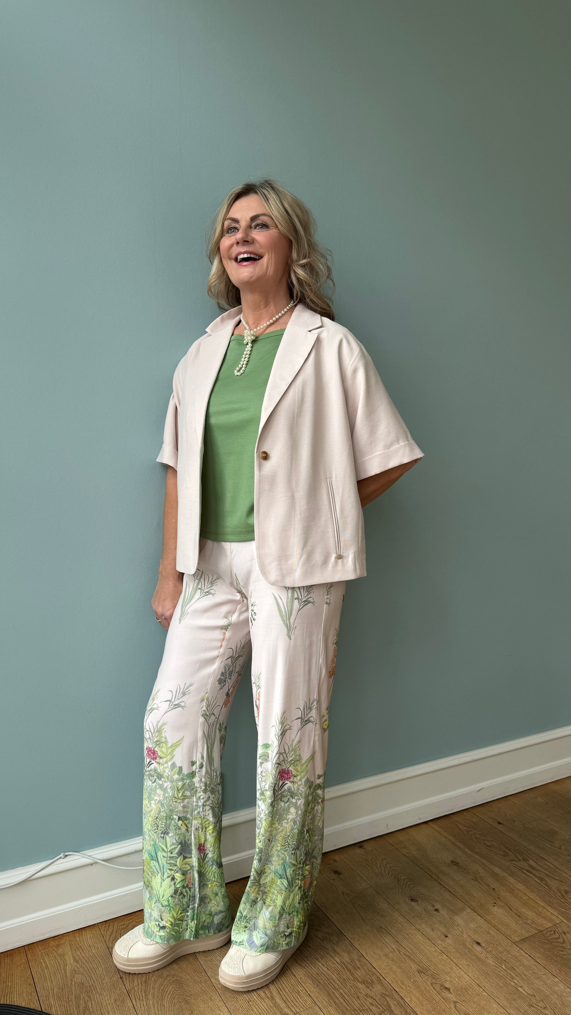 154207 | Gustav - Bay Grøn mønstret