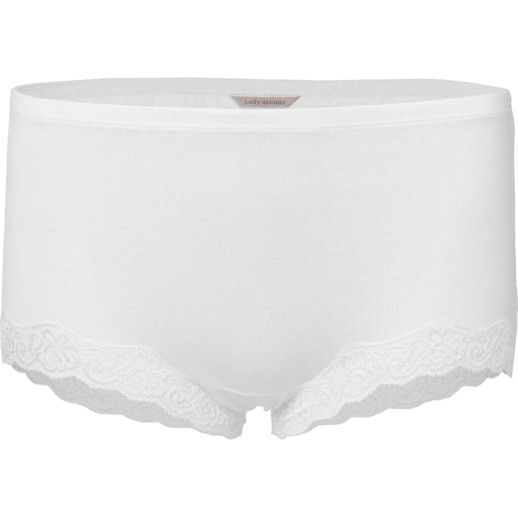 123894 | Lady Avenue - Lace panty , Silke Off-white.