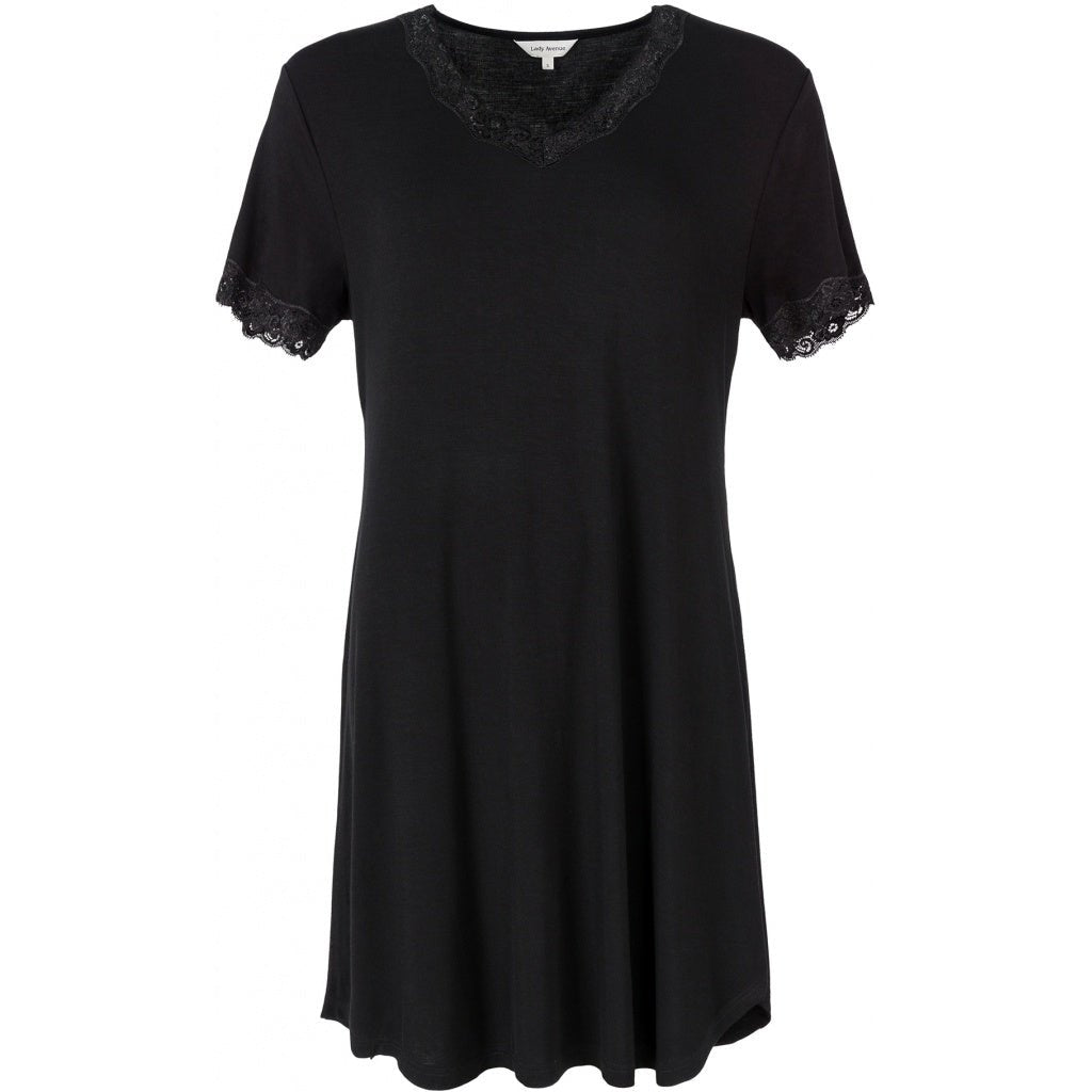 134057 | Lady Avenue - Bamboo Nightdress Short Sleeve Sort.