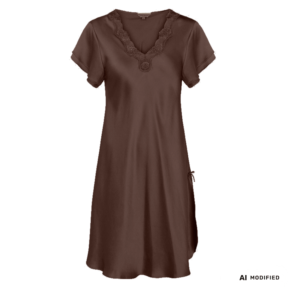 156431 | Lady Avenue - Pure Silk Mørkebrun