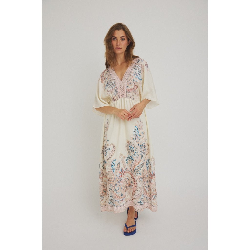 155086 | Luxzuz - Vibecke Off white mønstret