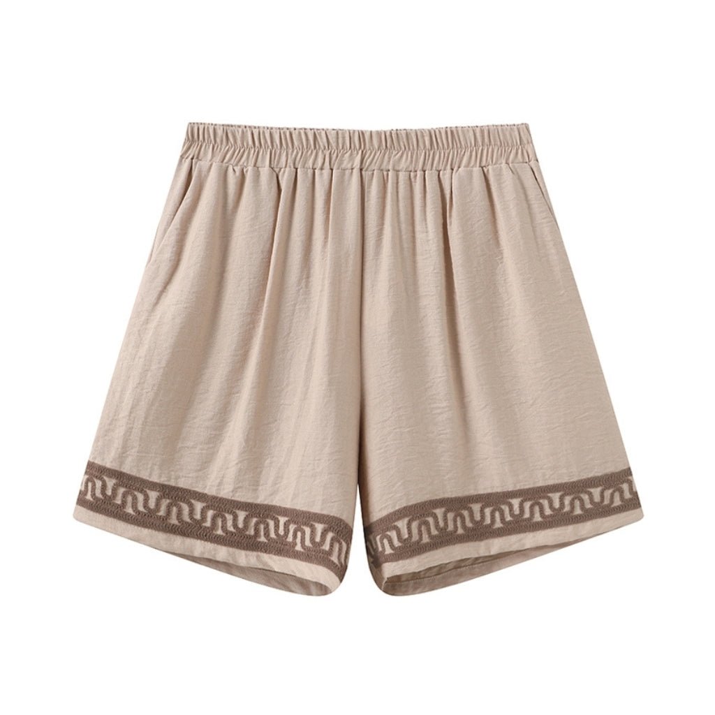 155241 | Luxzuz - Shorts Sæt Lysebrun