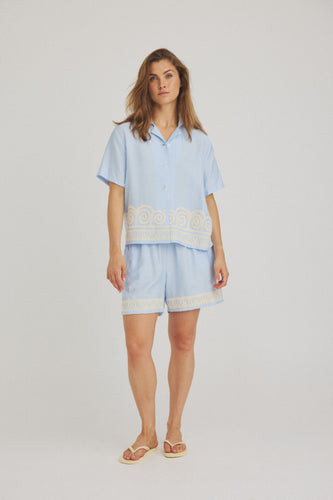 155282 | Luxzuz - Shorts Sæt Lyseblå