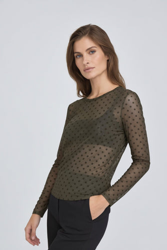 156326 | Luxzuz - Dot Mesh Army grøn