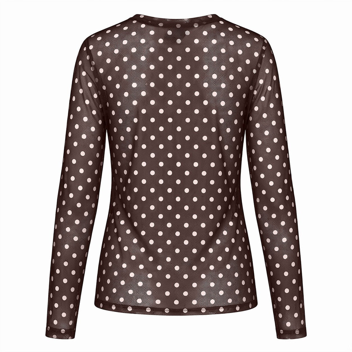 156329 | Luxzuz - Dot Mesh Kakao
