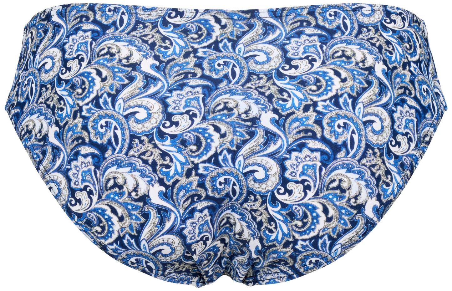 Missya Amber Grey Blue Koboltblå badedragtunderdel vist på hvid baggrund.