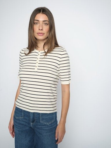 154851 | MOS MOSH - Aliz Caliz Off white mønstret
