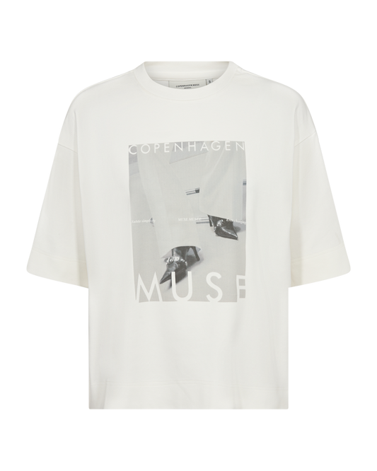 T-shirt i Off white fra Copenhagen Muse