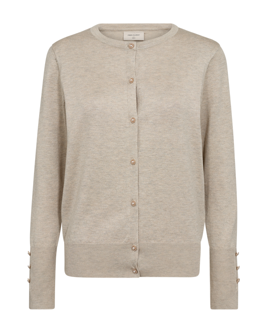 Cardigan i Beige fra Freequent