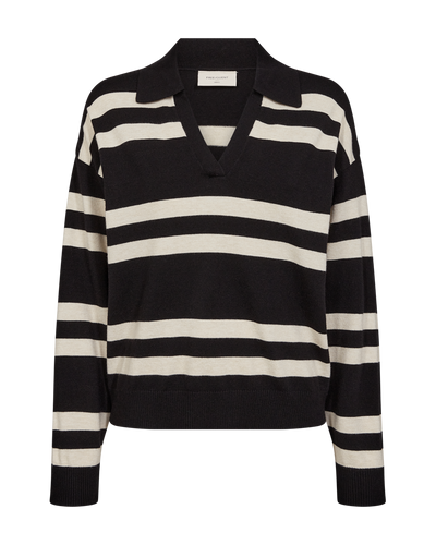 151955 | Freequent - Flow Sort/hvid striber