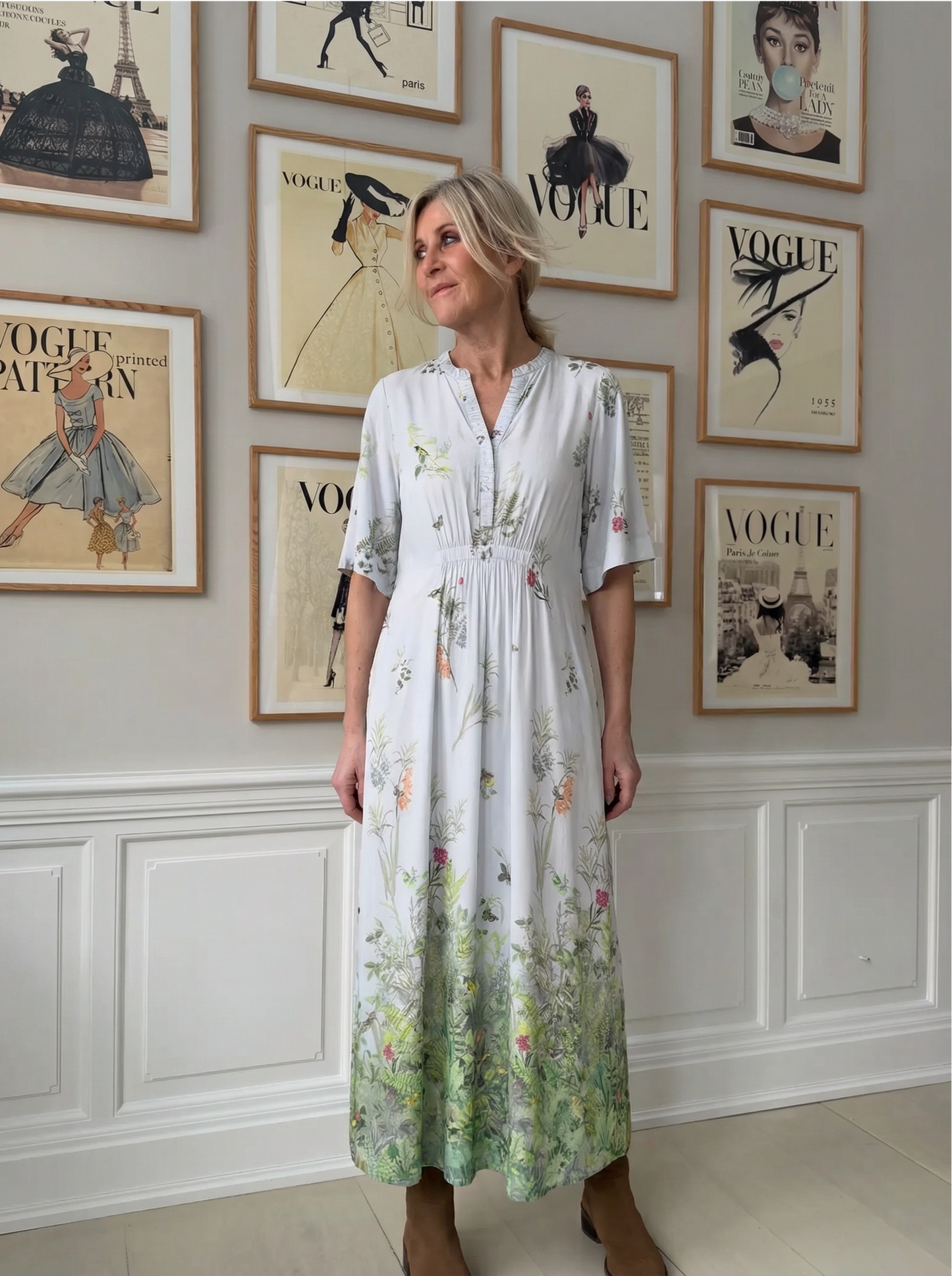 154212 | Gustav - Hali Blå mønstret