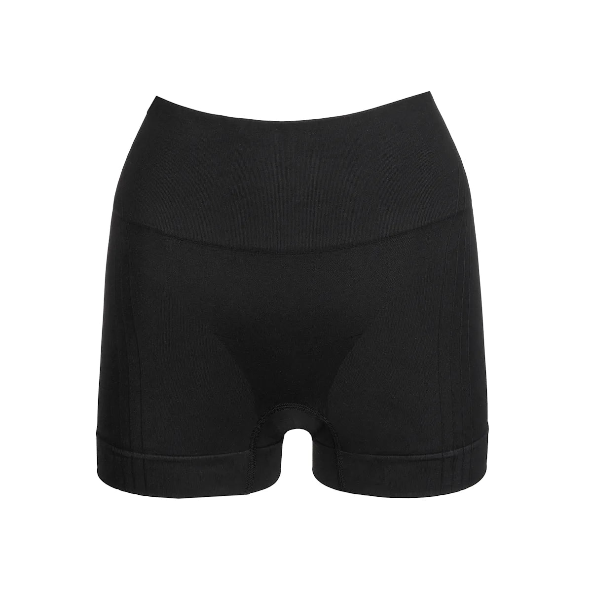 PrimaDonna 155150 Nudda Sort: Sorte, polstrede cykelshorts i glat materiale, med høj talje og brede benåbninger.