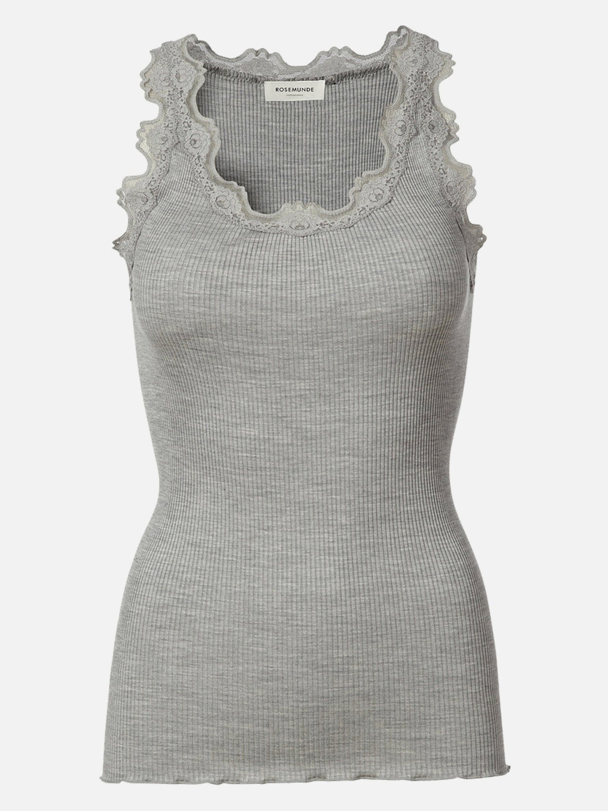 135622 | Rosemunde - Silk Top Grå