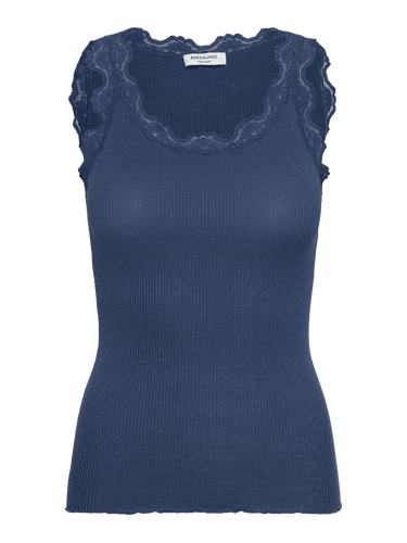 153237 | Rosemunde - Silk Top Blå