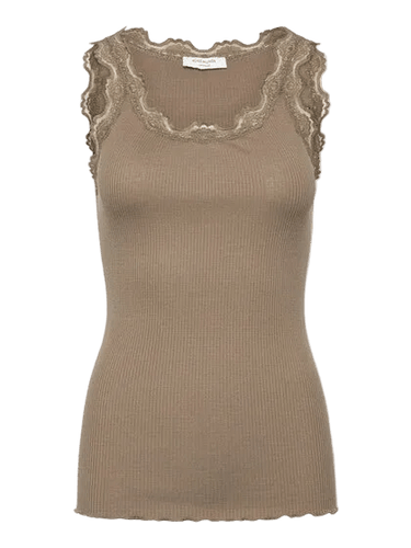 155572 | Rosemunde - Silk top Lysebrun