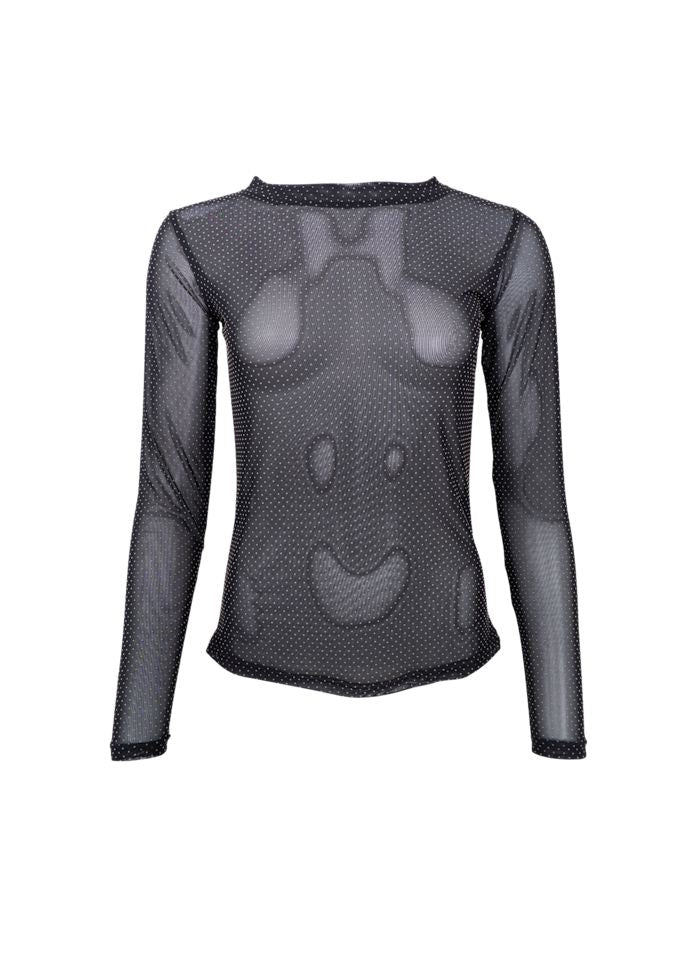 155539 | Black Colour - Jessie Sort mønstret