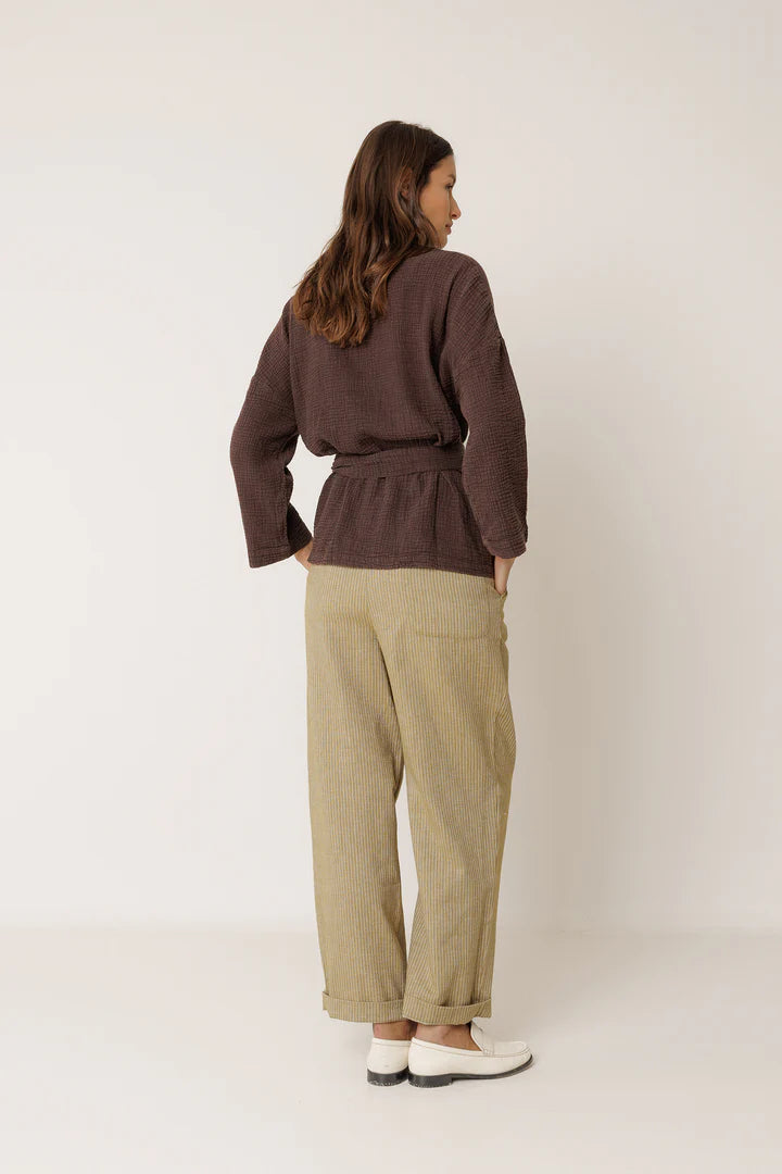 153861 | INDI & COLD - Cazadora Mørkebrun