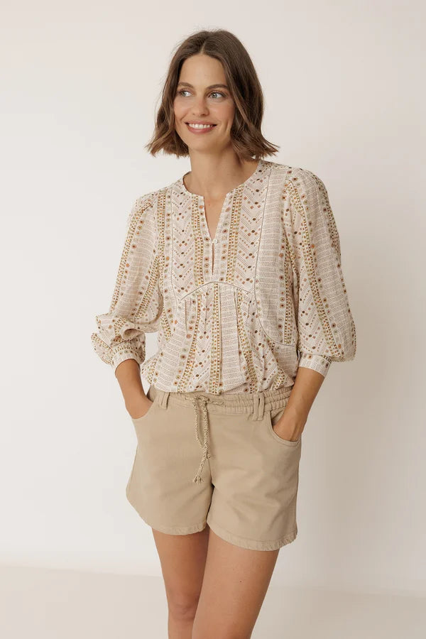 153862 | INDI & COLD - Camisa Mønstret