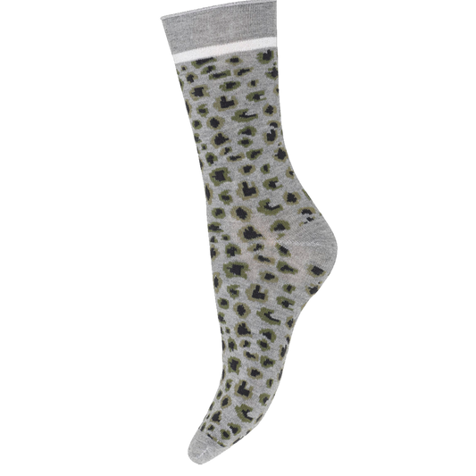 Ankle socks i Green pattern fra Decoy