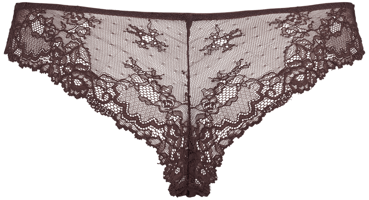 145971 | Missya - Lace 3-Pack Mørkebrun.