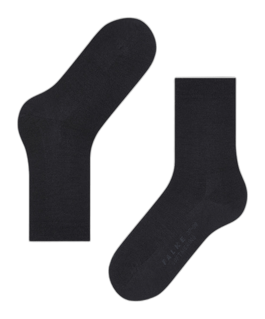 Ankelstrømper i Dark navy F fra Falke