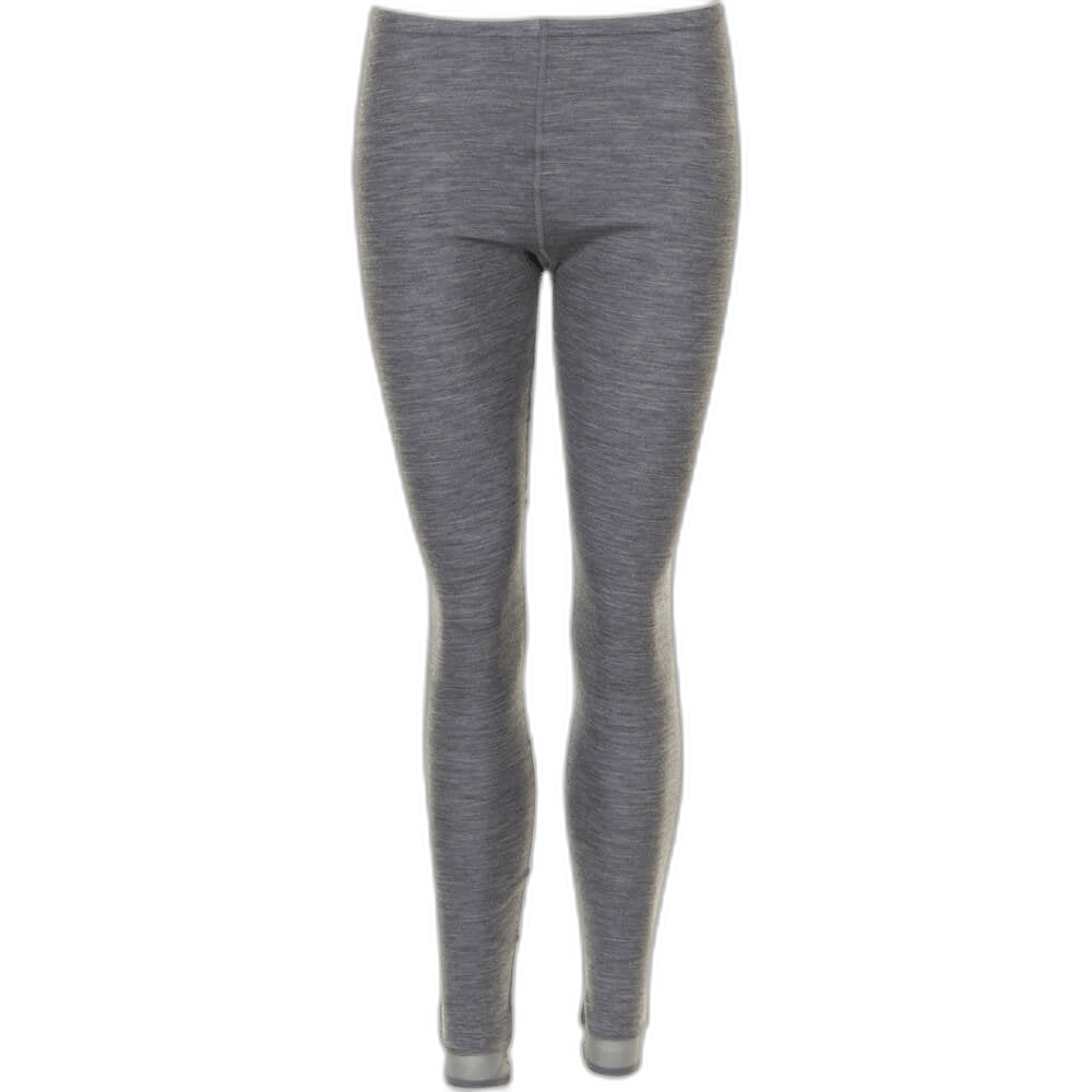 FEMILET Juliana Grå leggings udstillet på en mannequin, set forfra på hvid baggrund.