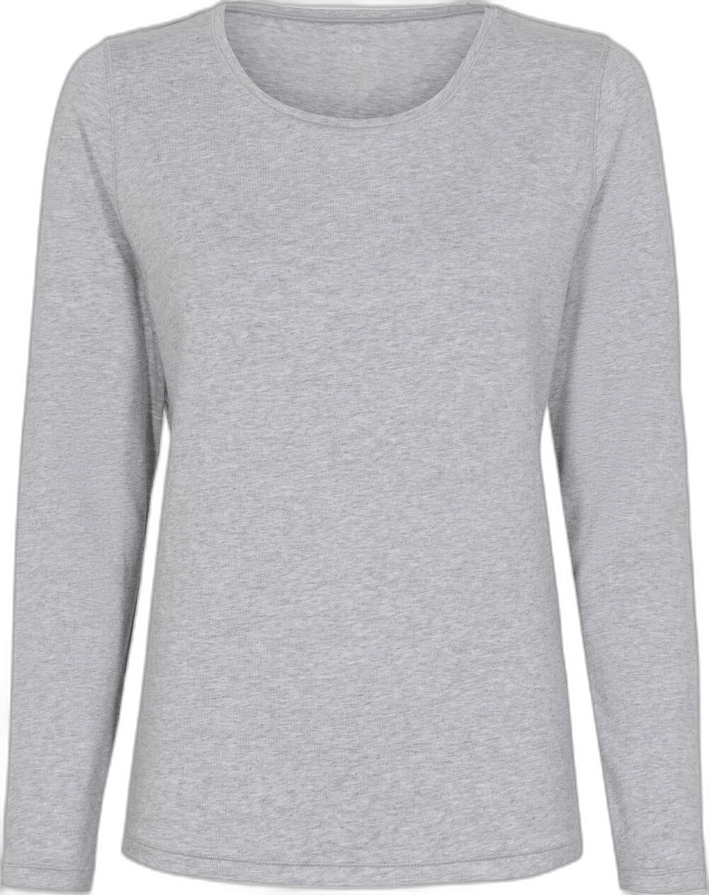 JBS fra Danmark 145614 Bamboo Blend Grå T-shirt vist på hvid baggrund.