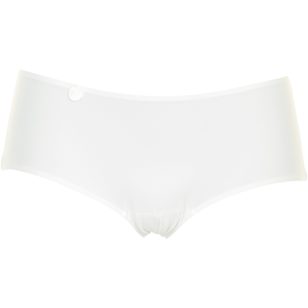 Marie Jo Tom Natural – Off-white hipster-trusser med glat, usynlig finish på en lys baggrund.