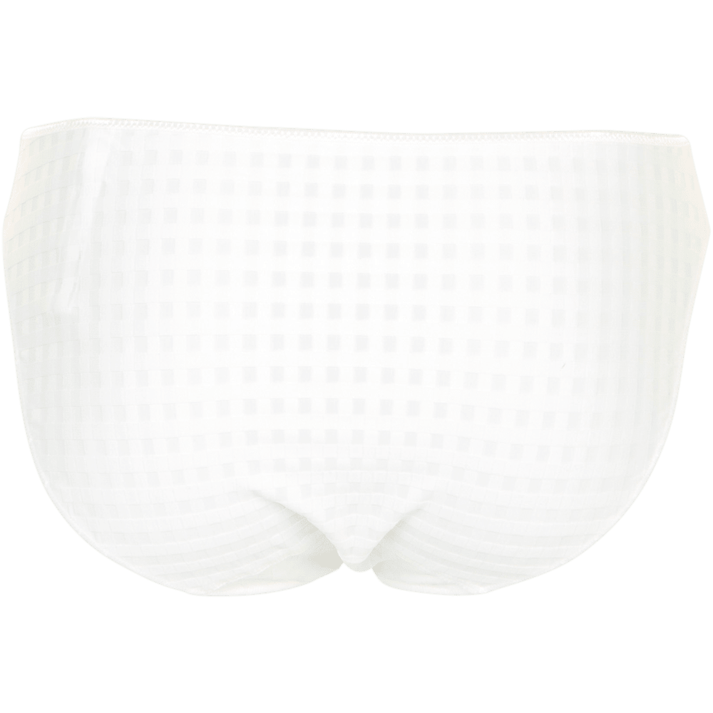 Marie Jo – Avero Natural OFF WHITE: Trusse med høj talje og fuld dækning, med en diskret struktur på en ensfarvet baggrund.
